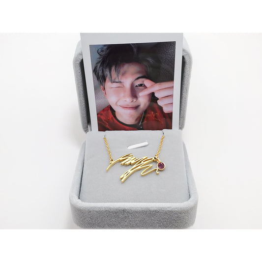 Kim Namjoon Necklace - BTS Necklace Signature