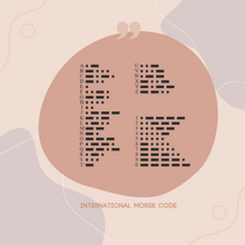 Load image into Gallery viewer, BTS morse code bracelet