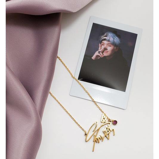 Min Yoongi Necklace - BTS Signature Necklace