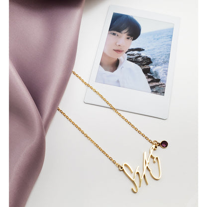 Kim Seokjin Signature - BTS Necklace Signature