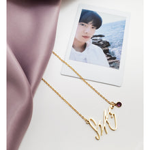 Load image into Gallery viewer, Kim Seokjin Signature - BTS Necklace Signature
