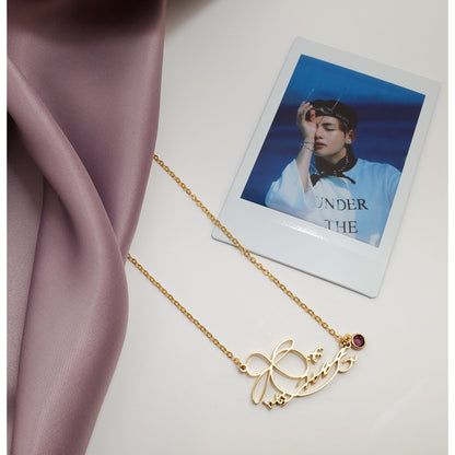 Kim Taehyung Necklace - BTS Necklace Signature