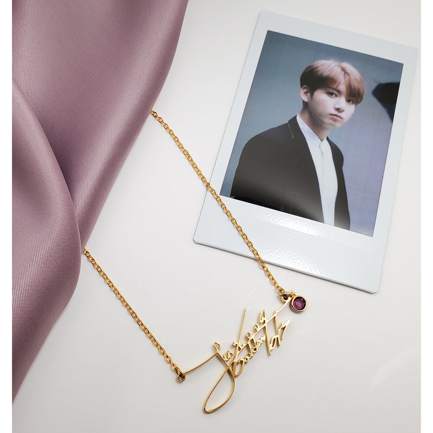 Jeon Jungkook Signature - BTS Necklace Signature