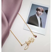 Load image into Gallery viewer, Jeon Jungkook Signature - BTS Necklace Signature
