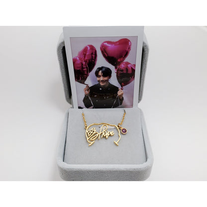 BTS Necklace Signature - Jung Hoseok Signature