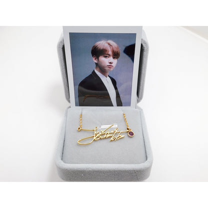 Jeon Jungkook Signature - BTS Necklace Signature
