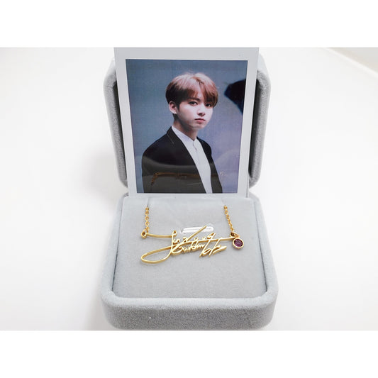 Jeon Jungkook Signature - BTS Necklace Signature