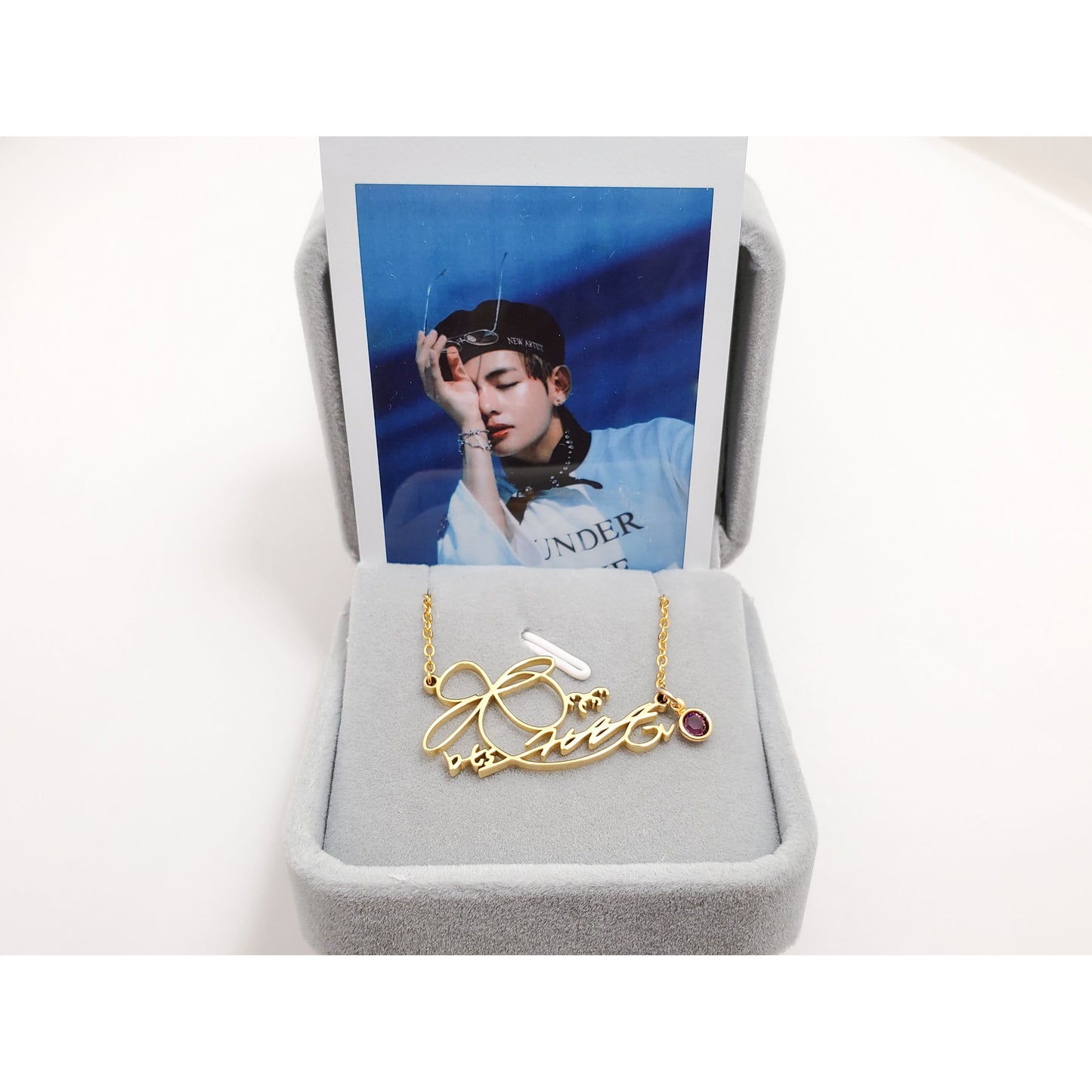 Kim Taehyung Necklace - BTS Necklace Signature